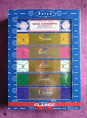 Satya Nag Champa Räucherstäbchen Geschenk Set